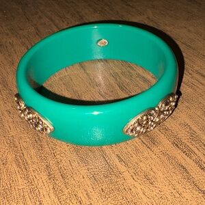 Primer Designs Elegant Teal Bangle Bracelet